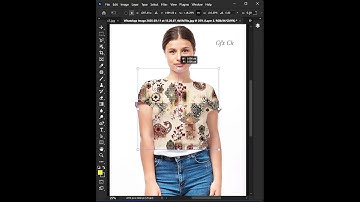 How to add pattern design  realistic in clothes using Photoshop 2024 #photoshop #shorts