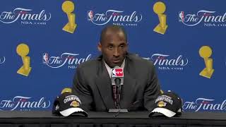 Kobe Bryant after game 2 in 2009 "Jobs not finish"