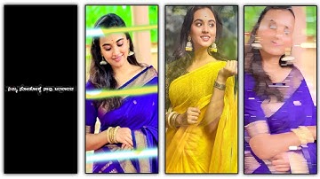 “Trending Girl’s Alight Motion Love Lyrics Video Editing | Kannada New Lyrics 💙” Part 7