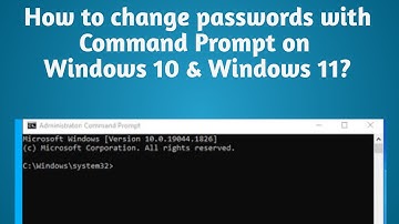 How to change password with Command Prompt on Windows 10 & 11?