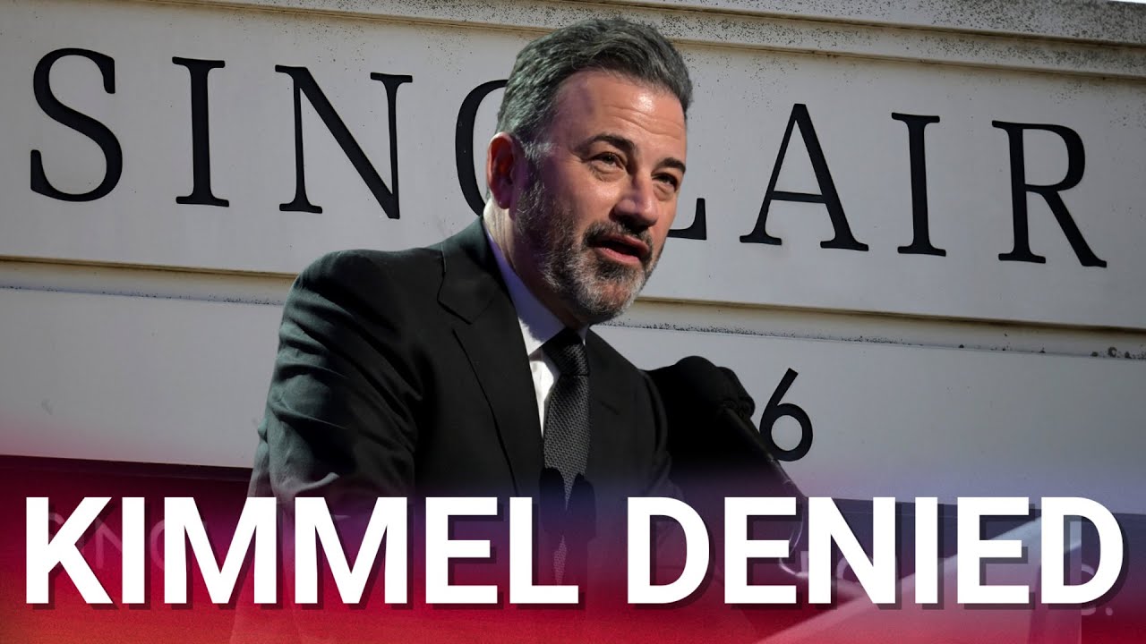 Sinclair Broadcast Group announces it will not air Jimmy Kimmel's show on ABC affiliated channels