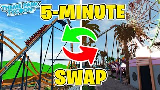 Theme Park Tycoon 2 But We SWAP Parks Every 5 Minutes by Kizy 15,692 views 2 months ago 17 minutes