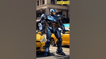 Robot Chase #robotics #shorts #short #shortsfeed #feedshorts #transformation #music #song #robot