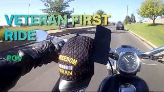 Harley Sportster 883C First Time Riding | Real Beginner Story