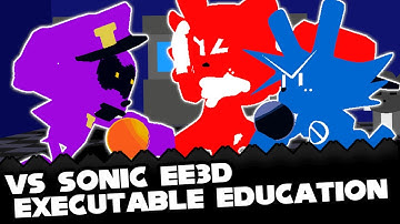 FNF | Vs Sonic EE3D - Executable Education 3D | Mods/Hard/Gameplay |