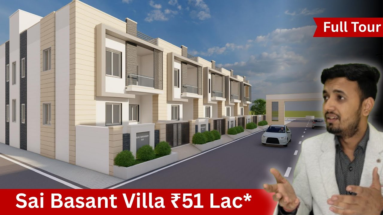 Sai Basant 3 BHK Villa for sale at Jodhpur | Price 51 lac onwards 📞6375036243