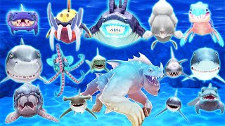 All 17 Standard Sharks Unlocked Hungry Shark Evolution