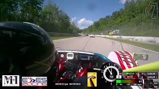 Race 1 Road America Radical Cup in the Esses Racing Radical SR10