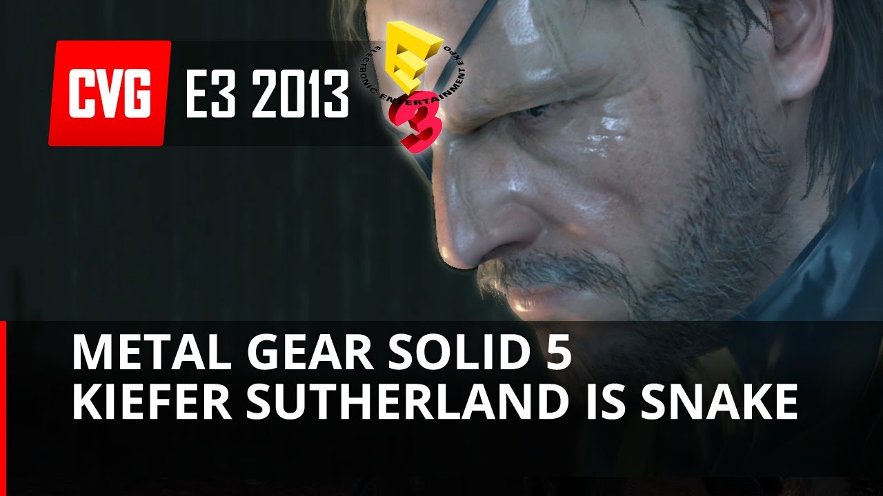 Kiefer Sutherland to play Snake in 'Metal Gear Solid 5: The