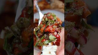 Roasted Red Pepper Olive Oil Bread “Dip” Recipe- the perfect summer appetizer/snack/dinner