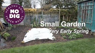 Small Garden Very Early Spring 2020, harvests and new plantings already