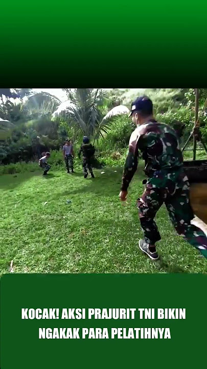 Aksi koplak TNI ini bikin ngakak #shorts #tni #military #kocak #ngakak #viral