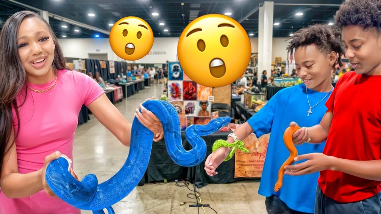 Our kids FACED THEIR FEARS & held SNAKES and this happened!