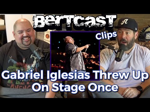 Gabriel Iglesias Threw up on Stage Once - CLIP - Bertcast