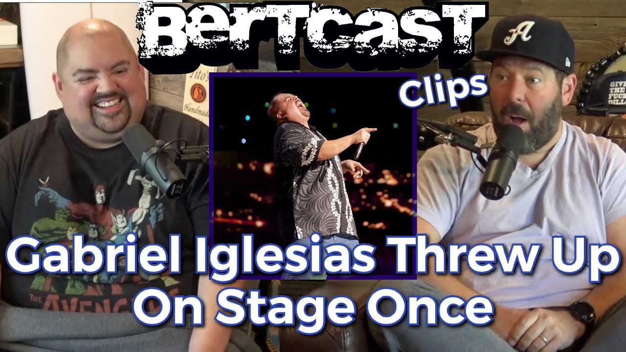 Gabriel Iglesias Threw up on Stage Once CLIP Bertcast YouTube