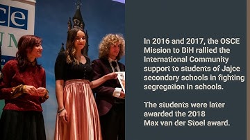 BE Forum for Security Co-operation session on Children and Armed Conflict – experiences from BiH