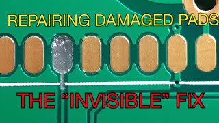 How To Repair Damaged /Missing PCB Pads  INVISIBLE Fix  #soldering