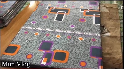 [ Mun Vlog ] cắt bông đệm ép tinh khiết và lồng đệm