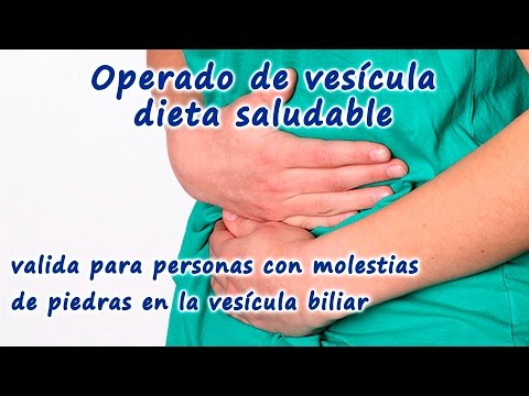 dieta recien operada vesicula