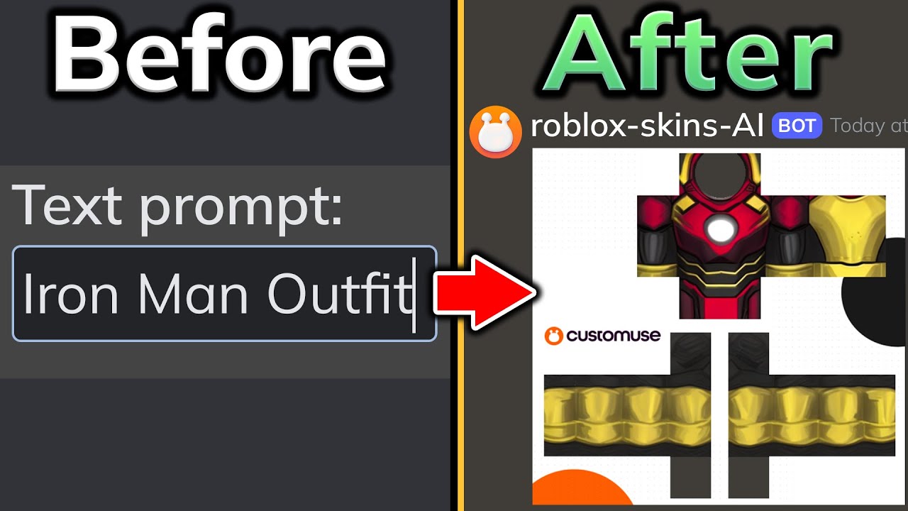 arthur on X: AI Skins for Roblox, launching in beta today 🪄 Powered by  @customuse3D, you can now create Roblox skins in seconds using only your  imagination Saves time for pros; gives