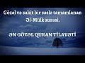 Gözəl və sakit bir səslə tamamlanan Əl-Mülk surəsi. ƏN GÖZƏL QURAN TİLAVƏTİ