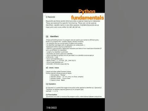 class 11 (python fundamentals) - YouTube