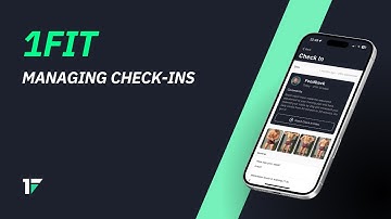 Managing Check-Ins in 1FIT