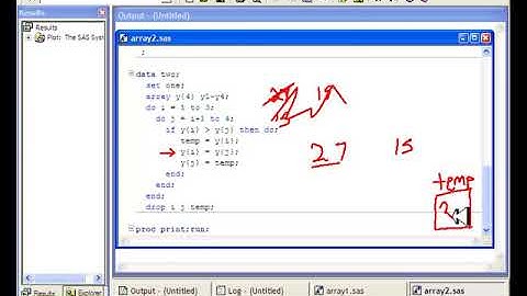 SAS- Using Arrays  to order Observations
