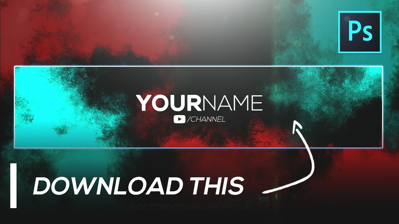 Youtube Channel Art Template Free Download