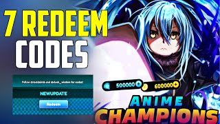 *NEW* ALL WORKING CODES FOR ANIME CHAMPIONS SIMULATOR! ROBLOX ANIME CHAMPIONS SIMULATOR CODES