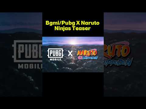 Bgmi/Pubg X Naruto Ninjas 4.5 Update Officials Trailer @PUBGMOBILE #pubgmnextstarprogram