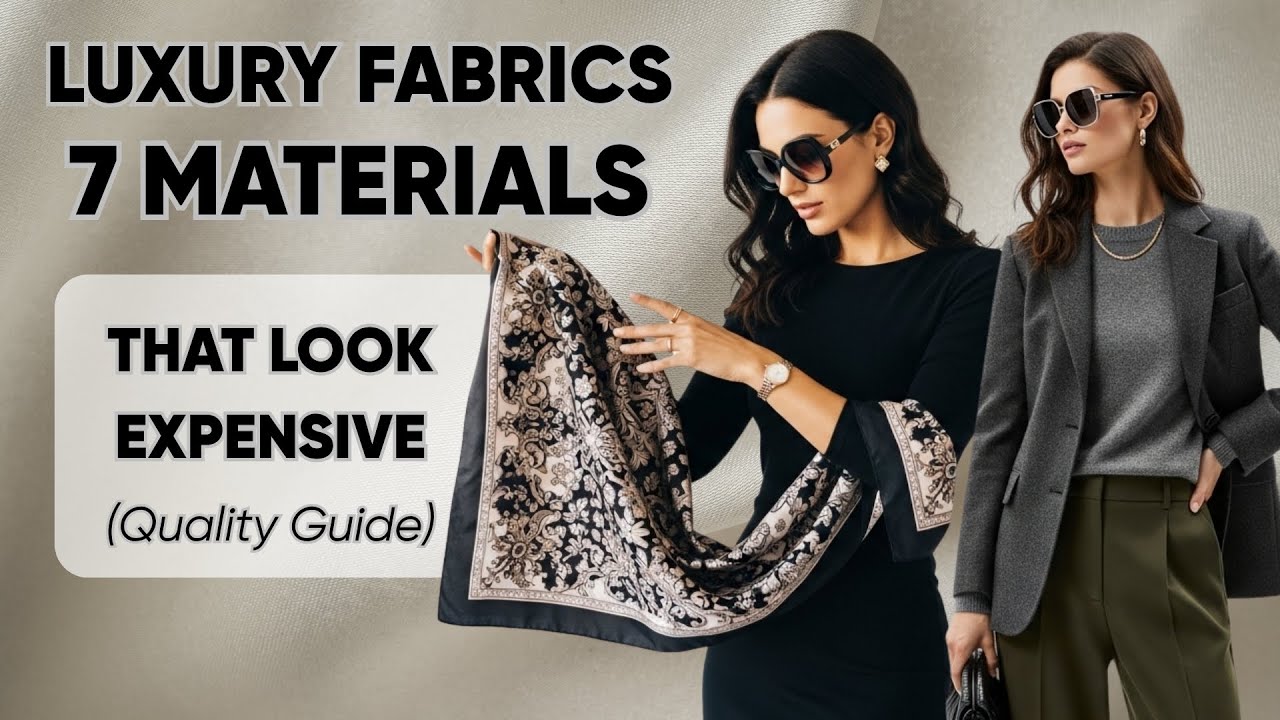 7 Luxury Fabrics That Always Look Expensive (Quality Guide) - YouTube