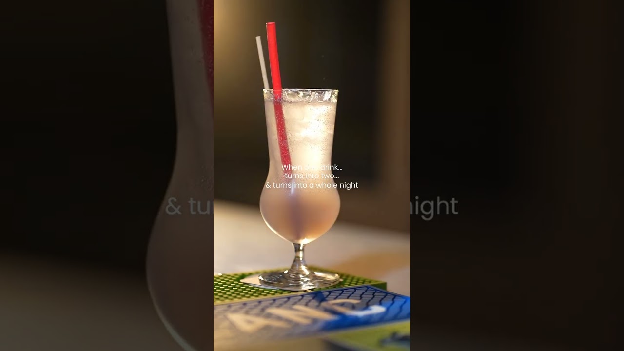 Somewhere between the first sip and the second round.