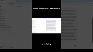 4 Common Mistakes using Chat GPT : Not Giving Enough Context