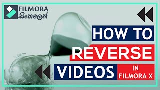 How to Reverse a Video in Filmora X | සිංහලෙන්