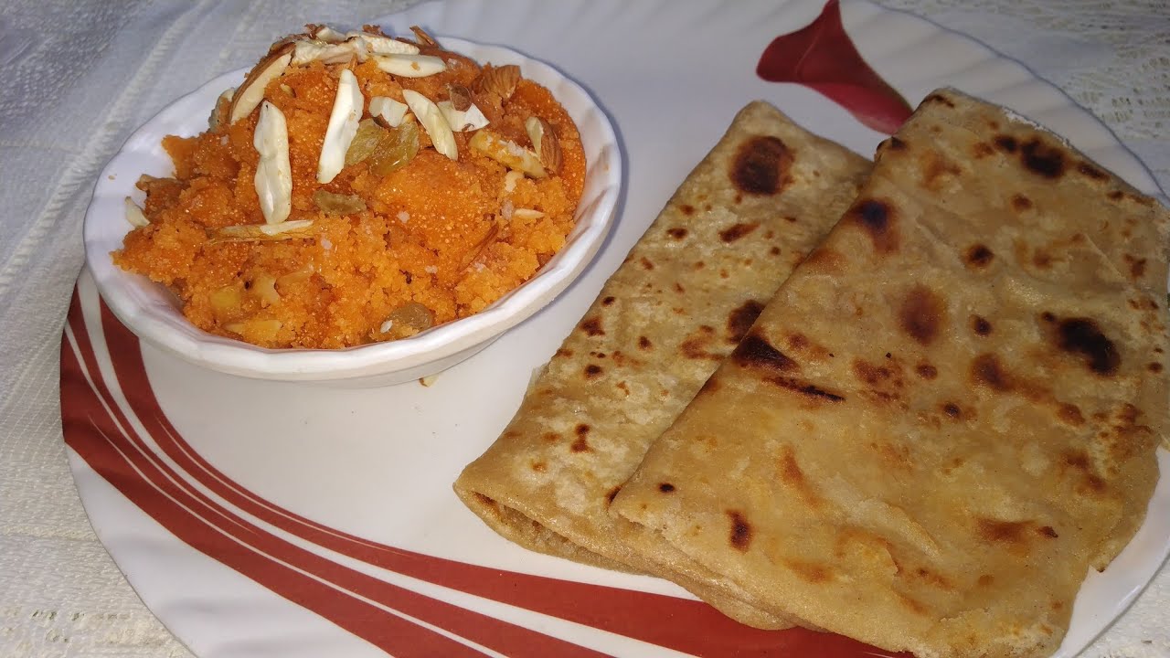 Halwa Paratha Recipe Nashta Series Ep 4 TFF With F YouTube