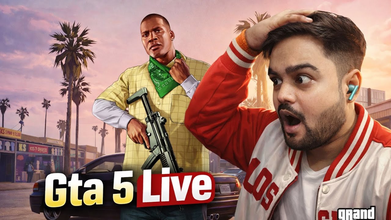 GTA 5 Live Hindi Gameplay | Police Chase and Heists - YouTube