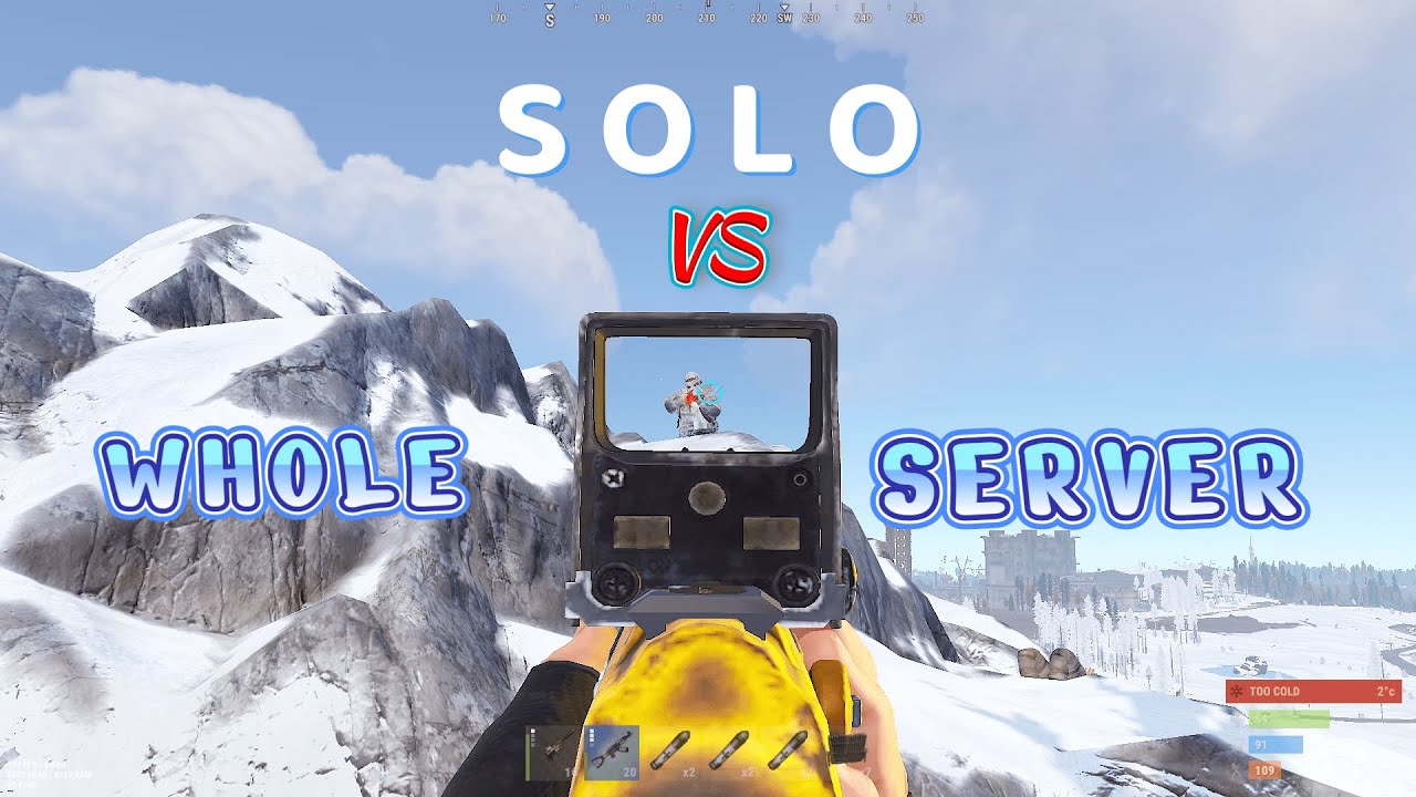 How to Play Solo on a High-Pop Server in - Rust - YouTube