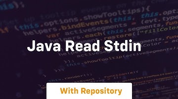 java read stdin