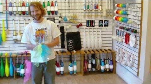 Learn How to Juggle Scarves @ the Dubé Showroom with Kyle Petersen
