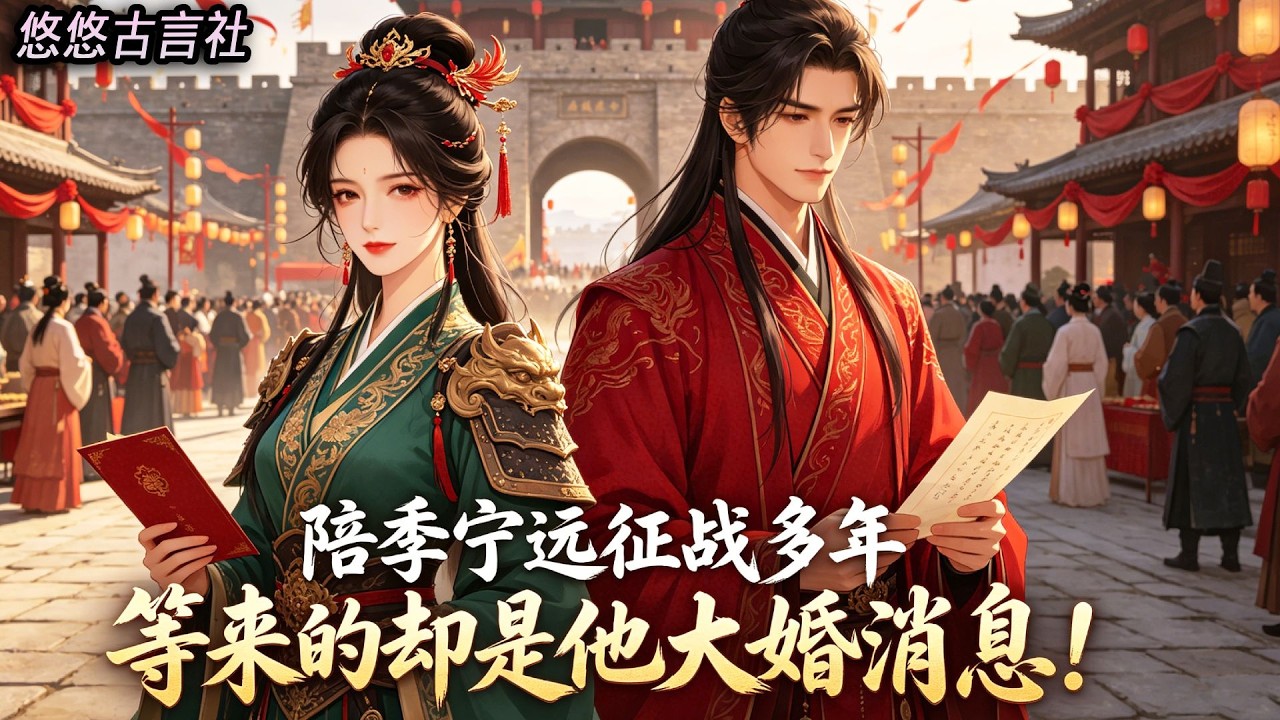 陪季寧遠征戰多年,卸甲歸田換回久違紅妝,等來的卻是他大婚的消息。這一刻我才明白,原來我只是個笑話!#小說 #睡前故事