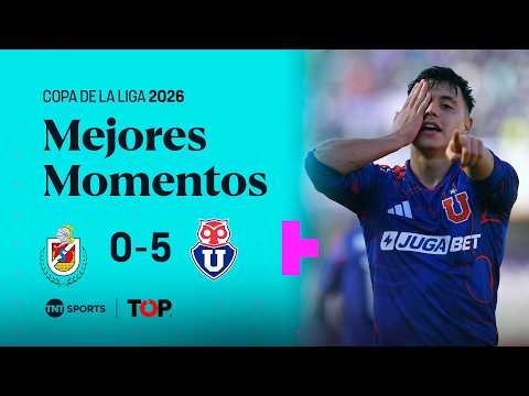 Universidad de Chile goleó 5-0 a La Serena en la Copa de la Liga 2026