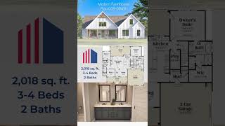 Exclusive Modern Farmhouse Plan