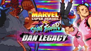 Cyber Akuma is NO PROBLEM for Dan: DAN LEGACY (Pt. 3) - Marvel Super Heroes v Street Fighter