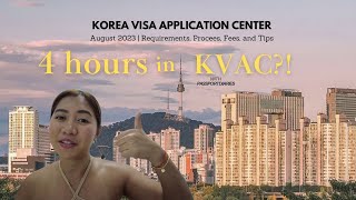 The New Korea Visa Application Center (KVAC) | Requirements, Process, Fees, & Tips as of August 2023 screenshot 2