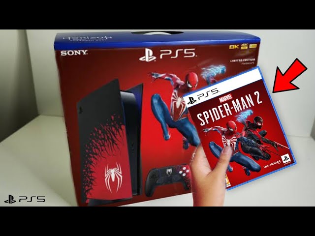 Console Sony PS5 e Marvel's Spider-Man 2