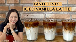 TASTE TEST: ICED VANILLA LATTE USING RISTRETTO VS ESPRESSO VS LUNGO SHOTS
