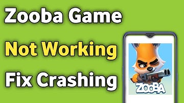 fix Zooba Game not Working opening Crashing Problem Solved