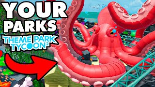 🔴 TOURING *YOUR* PARKS In Theme Park Tycoon 2! w/ Kosii