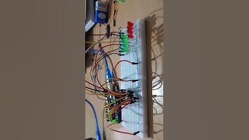 using left and right shift in Arduino , 74HC595. #shorts #arduino #fun #binary #left #right #shift